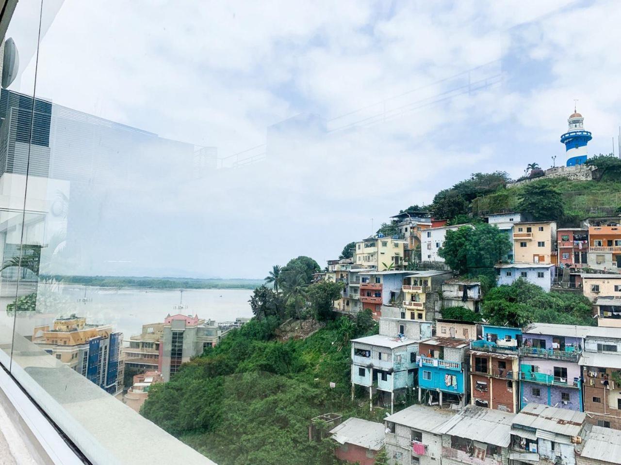 Apartment Lujoso Depa Con Piscina - Jacuzzi Y Vista Al Rio Desde La Guayaquil